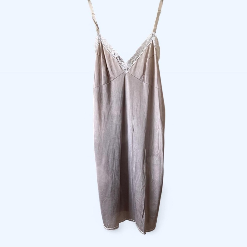 Vintage Cream Lace Slip Dress